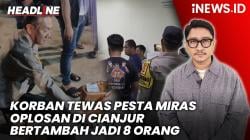 Headline vozpublica.ID: Korban Tewas Pesta Miras Oplosan di Cianjur Bertambah jadi 8 Orang
