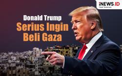 Infografis Trump Serius Ingin Beli Gaza