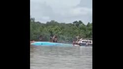 Speedboat Maut Terbalik di Bulungan Kalimantan Utara Bawa 30 Penumpang<