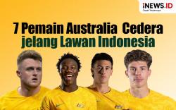 Infografis 7 Pemain Timnas Australia Cedera jelang Lawan Timnas Indonesia
