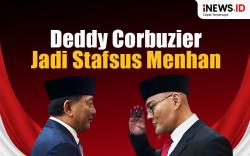 Infografis Deddy Corbuzier Dilantik Jadi Stafsus Menhan