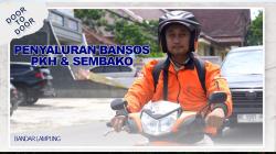 Pos Indonesia Bandar Lampung Sukses Salurkan Bansos Sembako dan PKH lewat Door to Door