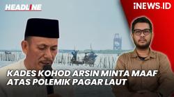 Headline vozpublica.ID: Kades Kohod Arsin Minta Maaf atas Polemik Pagar Laut Tangerang usai Menghilang