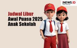 Infografis Libur Awal Puasa 2025 Anak Sekolah