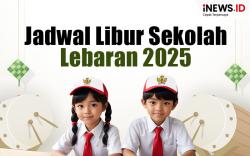 Infografis Jadwal Libur Sekolah Lebaran 2025