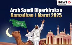 Infografis Arab Saudi Diperkirakan mulai Ramadhan pada 1 Maret 2025