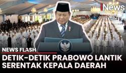 Bersejarah! Prabowo Lantik 961 Kepala Daerah secara Serentak di Istana