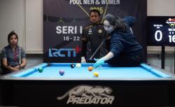 Begini Permainan Atlet Biliar Angeline hingga Juara POBSI Pool Men & Women