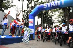 500 Peserta Gowes Keliling Jakarta, Rute 20-75 Km Finish di Menara II BTN