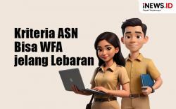 Infografis Kriteria ASN yang Bisa WFA jelang Lebaran
