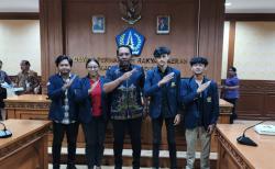 Ketua DPRD Badung Terima Kunjungan Ketua DPM Fakultas Hukum Universitas Udayana<