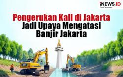 Infografis Pengerukan Kali di Jakarta Menjadi Upaya untuk Mengatasi Banjir Jakarta