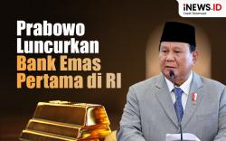 Infografis Prabowo Resmi Luncurkan Bank Emas Pertama di RI