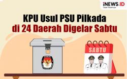 Infografis KPU Usul PSU Pilkada Digelar pada Sabtu