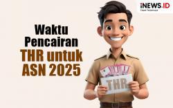 Infografis Waktu Pencairan THR untuk ASN 2025