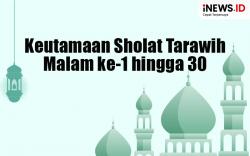 Infografis Keutamaan Sholat Tarawih Malam ke 1-30