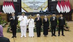 Sertijab, Wali Kota dan Wakil Wali Kota Mojokerto Paparkan Panca Cita<
