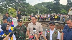 AHY bakal Tertibkan Bangunan di Pinggir Sungai untuk Mitigasi Banjir