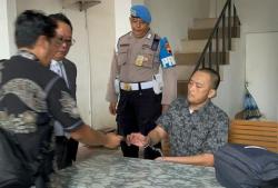 Penampakan Aipda Robig, Tersangka Penembakan Gamma Ditahan di Rutan Semarang<
