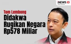 Infografis Tom Lembong Didakwa Rugikan Negara Rp578 Miliar terkait Kasus Korupsi Impor Gula