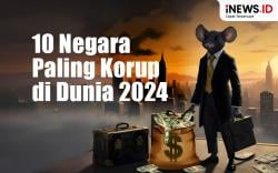 Infografis 10 Negara Paling Korup di Dunia 2024