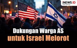 Infografis Dukungan Warga AS untuk Israel Melorot