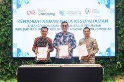 Kerja Sama Pengembangan Ekosistem Resi Gudang Lampung