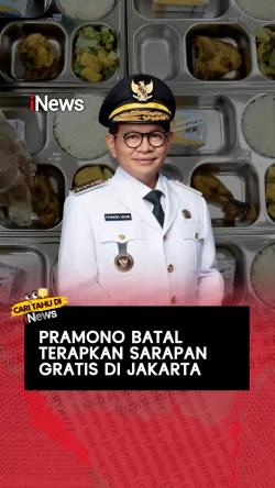 Pramono Batal Terapkan Sarapan Gratis, Diganti Renovasi Kantin Sekolah