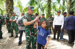 KSAD Jenderal Maruli Simanjuntak Kunjungi Lahan Ketahanan Pangan di Puslatpur Baturaja