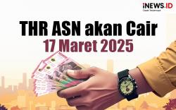 Infografis THR ASN akan Cair 17 Maret 2025
