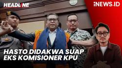 Headline vozpublica.ID: Hasto Didakwa Suap Eks Komisioner KPU Rp600 Juta Bersama Harun Masiku