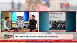 MORNING NEWS: Viral! Sejumlah Pemotor Jebol Separator Busway demi Hindari Tilang Polisi
