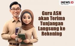 Infografis Guru ASN akan Terima Langsung Tunjangan ke Rekening
