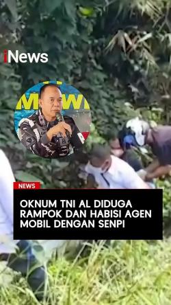 Oknum TNI AL Diduga Rampok dan Habisi Agen Mobil dengan Senpi