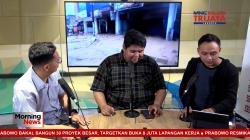 MORNING NEWS: Banjir Bandang di Parapat Danau Toba, Air Bercampur Lumpur Kepung Pusat Kota