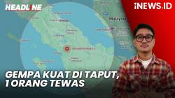 Headline iNEWS.ID: Gempa Kuat M5,5 Guncang Tapanuli Utara, 1 Orang Tewas