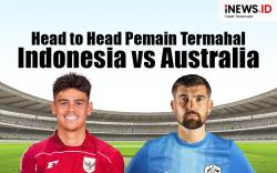 Infografis Head to Head Pemain Termahal Indonesia vs Australia