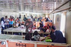 Menteri Perhubungan Cek Persiapan Mudik di Pelabuhan Soekarno Hatta Makassar