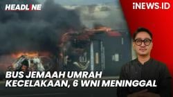 Headline vozpublica.ID: 6 WNI Meninggal dalam Kecelakaan Bus Jemaah Umrah di Saudi