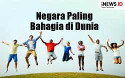Infografis Daftar Negara Paling Bahagia di Dunia 2025