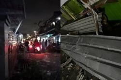 Angin Puting Beliung Landa Jakarta Utara, Sejumlah Rumah Rusak<