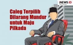 Infografis MK Larang Caleg Terpilih Mundur dengan Alasan Maju Pilkada