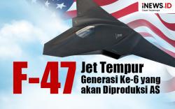 Infografis Trump Perkenalkan Jet Tempur Generasi Ke-6 F-47
