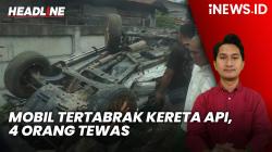 Headline iNEWS.ID: Mobil Tertabrak Kereta Api di Asahan, 4 Orang Sekeluarga Tewas