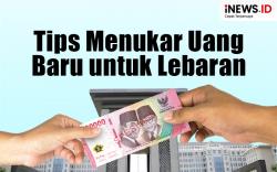 Infografis Tips Umum Menukar Uang Baru untuk THR Lebaran 2025