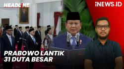 Headline vozpublica.ID: Prabowo Lantik 31 Duta Besar, Ada Politikus PDIP hingga Mantan Hakim MK