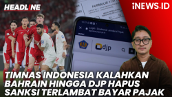Headline iNEWS.ID: Timnas Indonesia Jaga Asa ke Piala Dunia 2026 hingga DJP Hapus Sanksi Terlambat Bayar