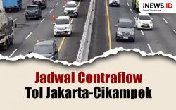 Infografis Jadwal Contraflow Tol Jakarta-Cikampek saat Mudik 2025