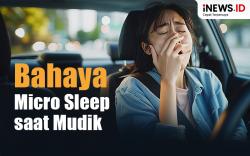 Infografis Waspada Bahaya Micro Sleep saat Mudik Lebaran