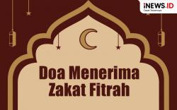 Infografis Doa Menerima Zakat Fitrah